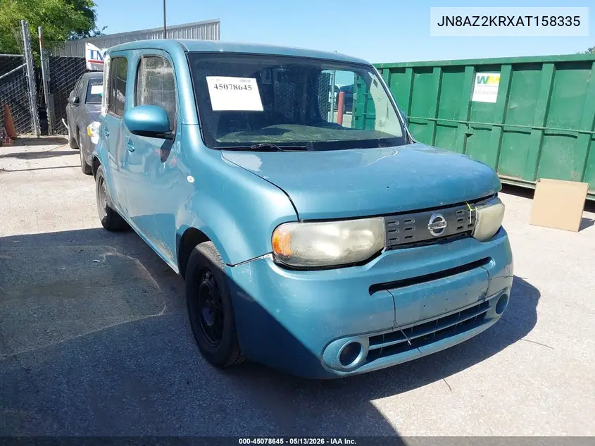 2010 Nissan Cube 1.8S VIN: JN8AZ2KRXAT158335 Lot: 45078645