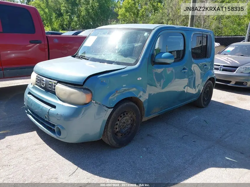 2010 Nissan Cube 1.8S VIN: JN8AZ2KRXAT158335 Lot: 45078645