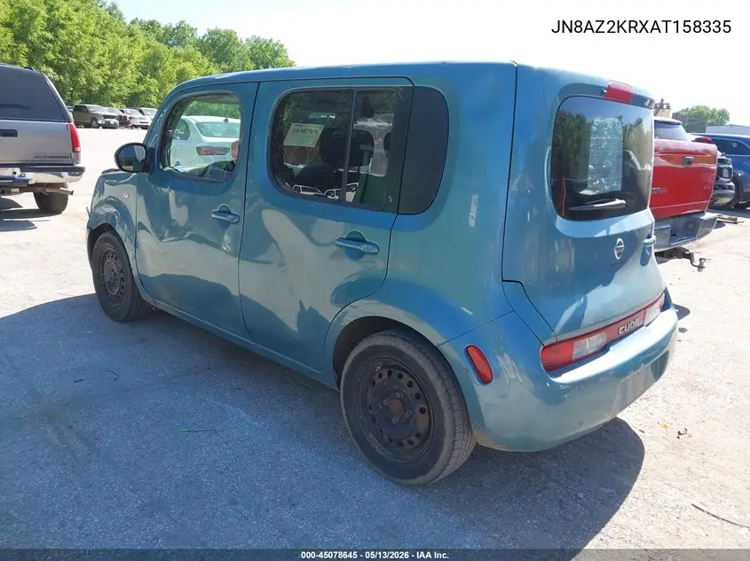 2010 Nissan Cube 1.8S VIN: JN8AZ2KRXAT158335 Lot: 45078645