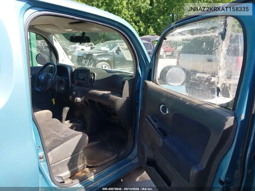2010 Nissan Cube 1.8S VIN: JN8AZ2KRXAT158335 Lot: 45078645
