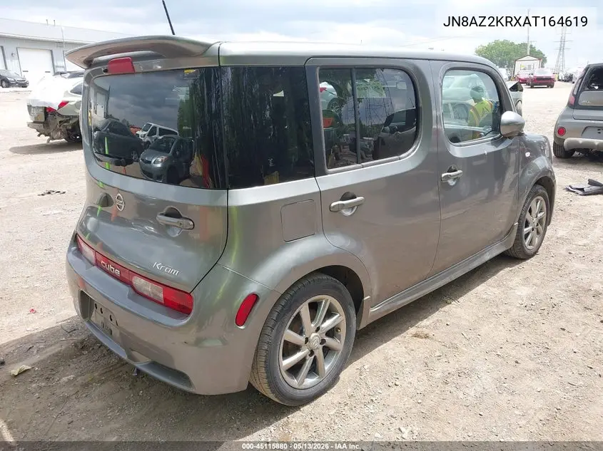 2010 Nissan Cube 1.8 Krom VIN: JN8AZ2KRXAT164619 Lot: 45115880