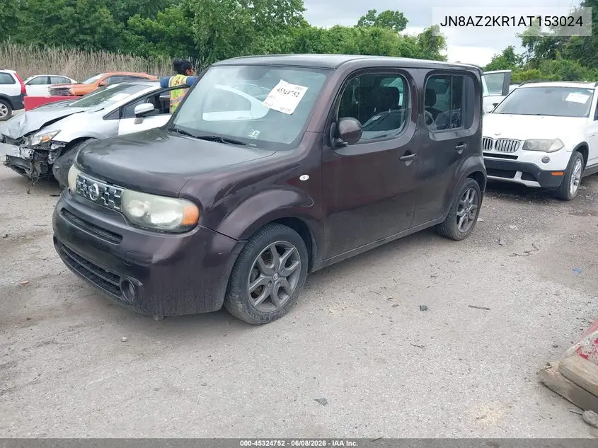 2010 Nissan Cube 1.8Sl VIN: JN8AZ2KR1AT153024 Lot: 45324752
