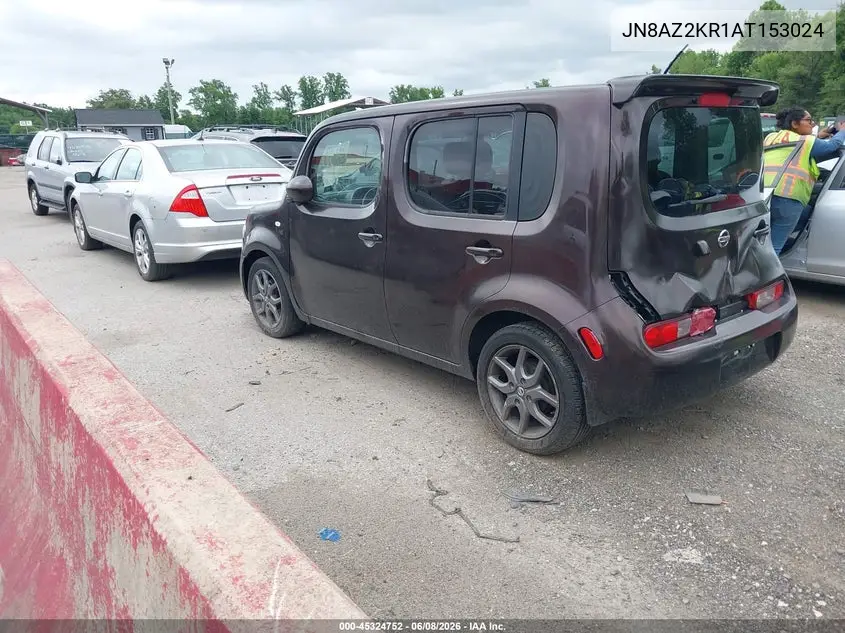 2010 Nissan Cube 1.8Sl VIN: JN8AZ2KR1AT153024 Lot: 45324752