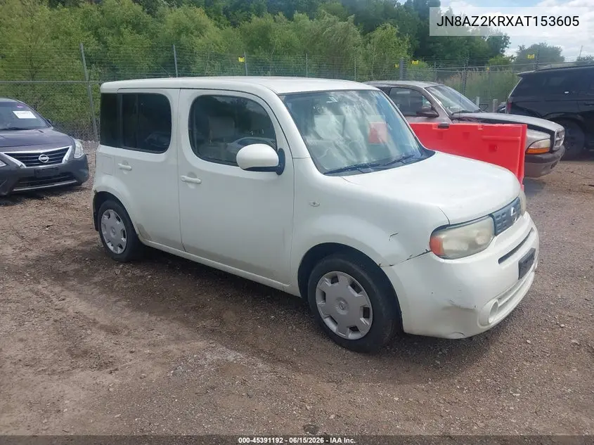 2010 Nissan Cube 1.8S VIN: JN8AZ2KRXAT153605 Lot: 45391192