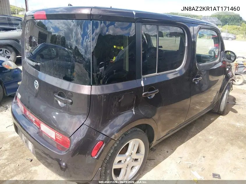 2010 Nissan Cube 1.8Sl VIN: JN8AZ2KR1AT171460 Lot: 45431225