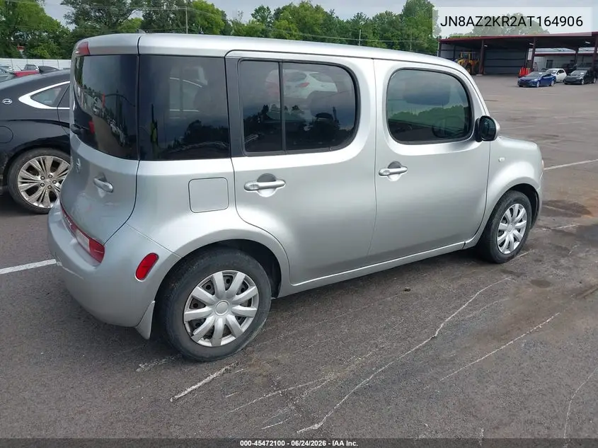 2010 Nissan Cube 1.8S VIN: JN8AZ2KR2AT164906 Lot: 45472100
