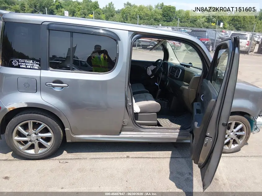 2010 Nissan Cube 1.8 Krom VIN: JN8AZ2KR0AT151605 Lot: 45487947