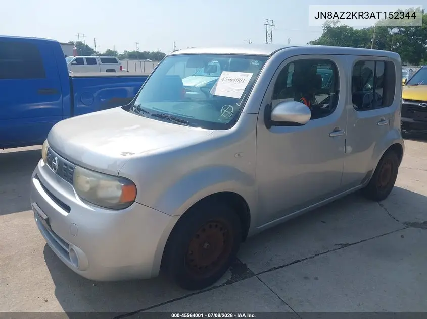 2010 Nissan Cube 1.8S VIN: JN8AZ2KR3AT152344 Lot: 45564001