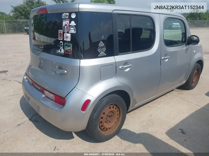 2010 Nissan Cube 1.8S VIN: JN8AZ2KR3AT152344 Lot: 45564001