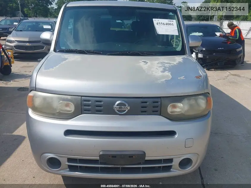 2010 Nissan Cube 1.8S VIN: JN8AZ2KR3AT152344 Lot: 45564001