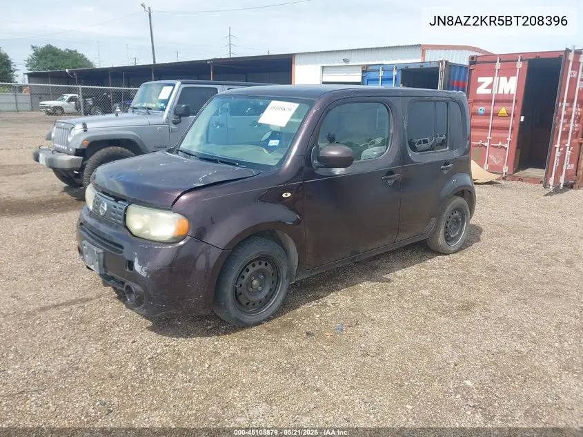 2011 Nissan Cube 1.8S VIN: JN8AZ2KR5BT208396 Lot: 45105879