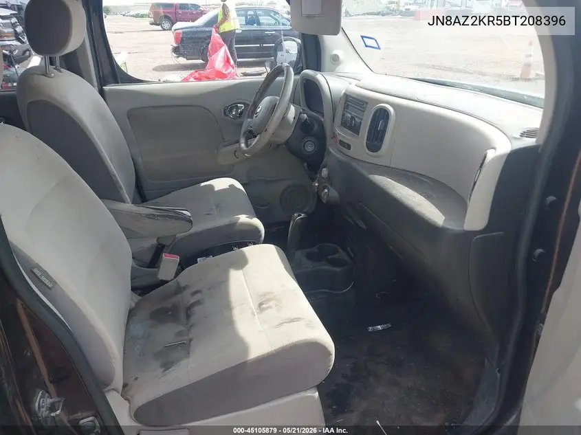 2011 Nissan Cube 1.8S VIN: JN8AZ2KR5BT208396 Lot: 45105879