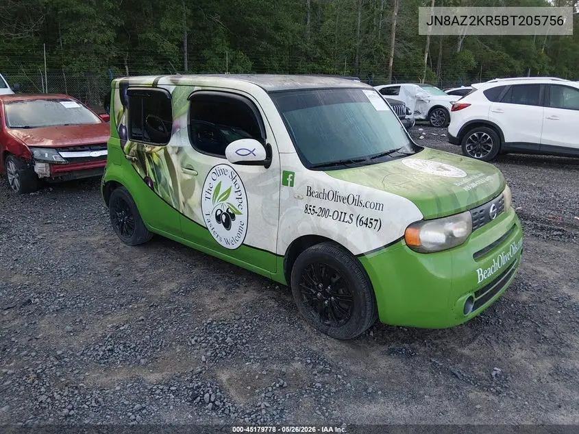 2011 Nissan Cube 1.8S VIN: JN8AZ2KR5BT205756 Lot: 45179778