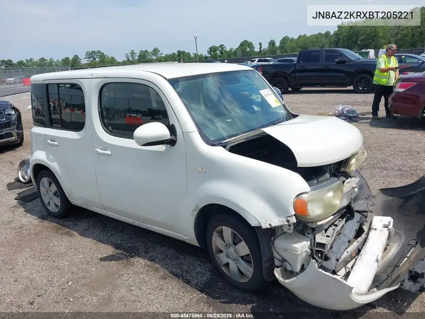 2011 Nissan Cube 1.8S VIN: JN8AZ2KRXBT205221 Lot: 45475960