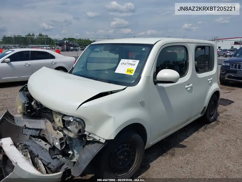 2011 Nissan Cube 1.8S VIN: JN8AZ2KRXBT205221 Lot: 45475960