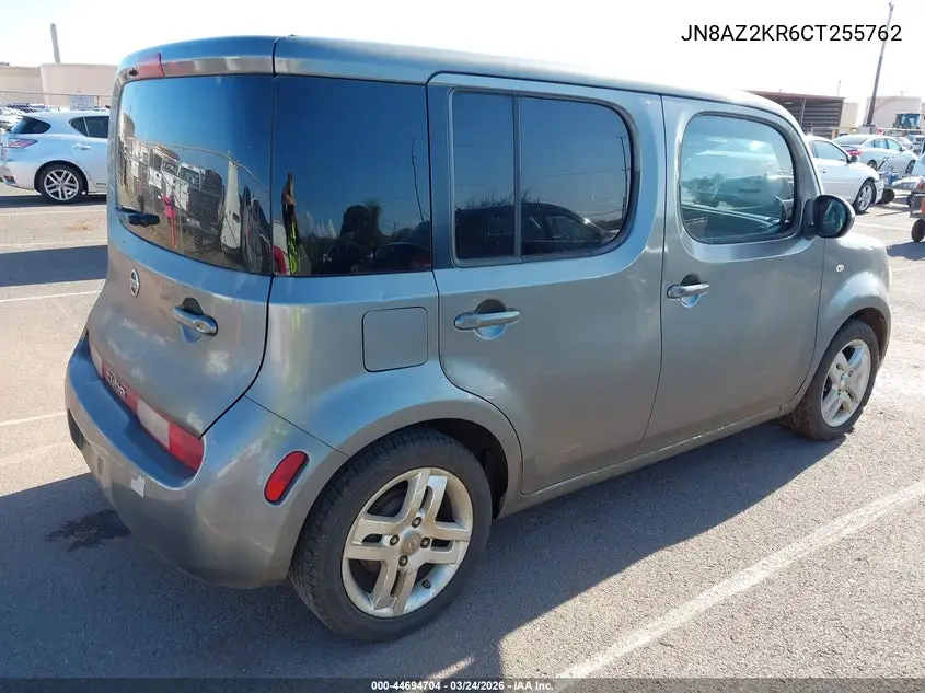 2012 Nissan Cube 1.8 Sl VIN: JN8AZ2KR6CT255762 Lot: 44694704