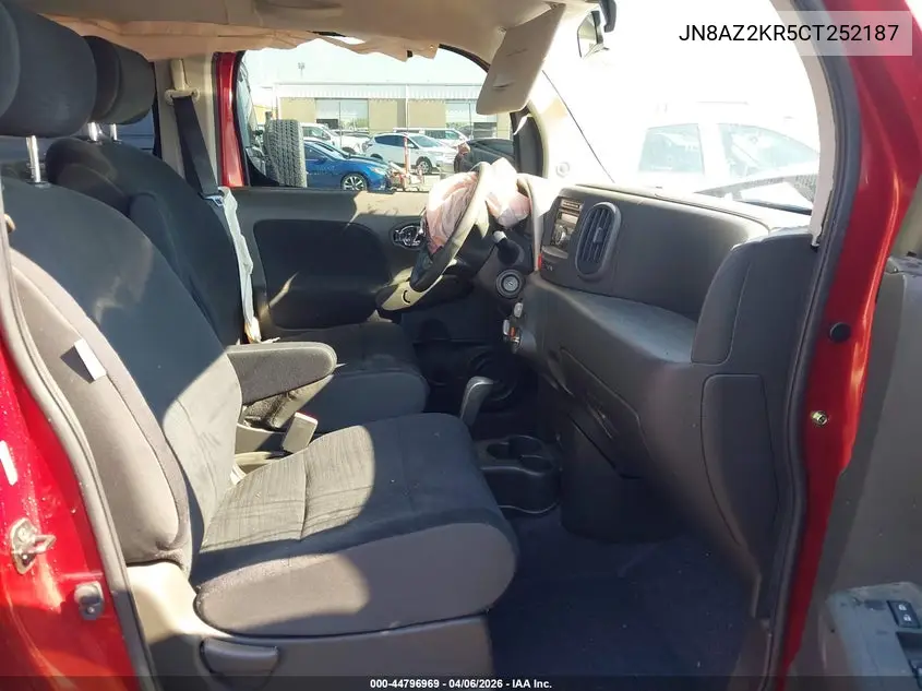 2012 Nissan Cube 1.8 S VIN: JN8AZ2KR5CT252187 Lot: 44796969