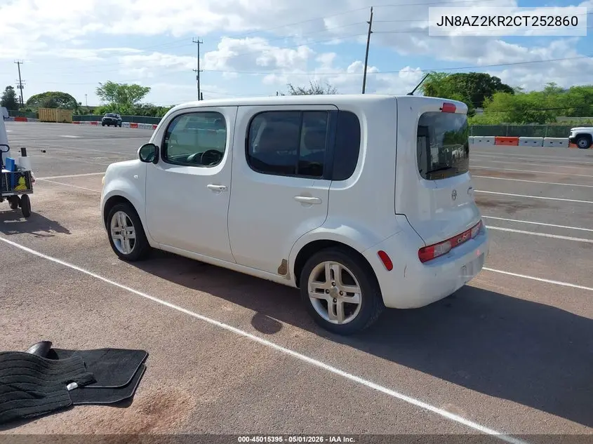 2012 Nissan Cube 1.8 Sl VIN: JN8AZ2KR2CT252860 Lot: 45015395