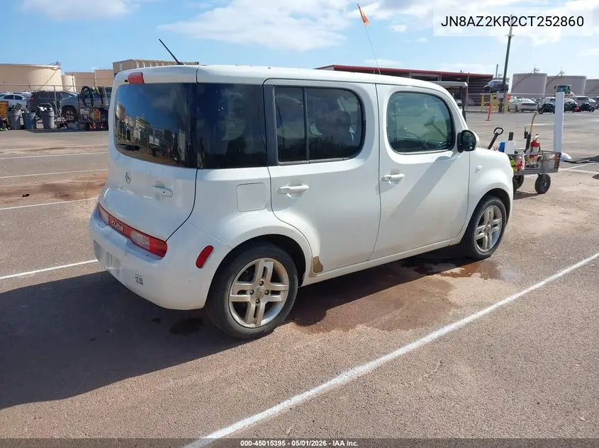 2012 Nissan Cube 1.8 Sl VIN: JN8AZ2KR2CT252860 Lot: 45015395