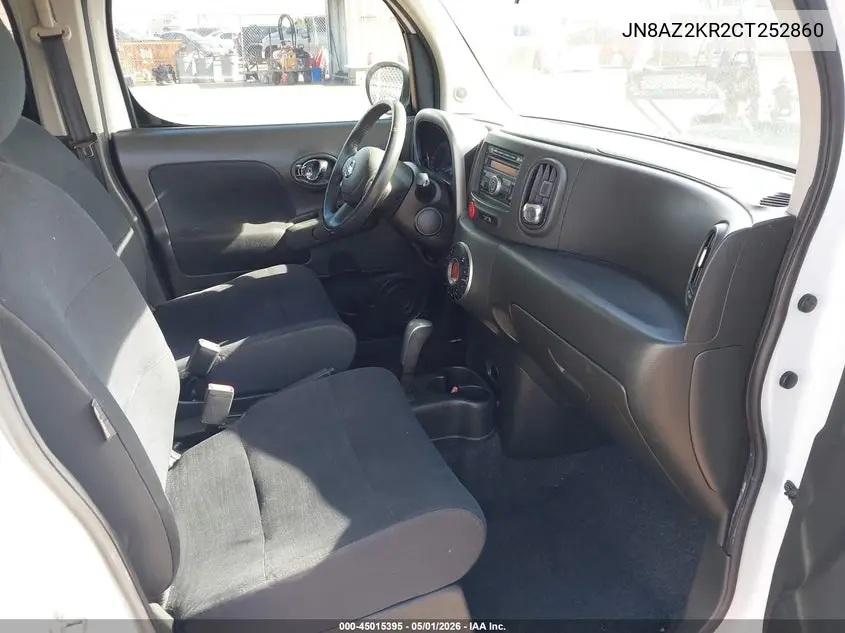 2012 Nissan Cube 1.8 Sl VIN: JN8AZ2KR2CT252860 Lot: 45015395