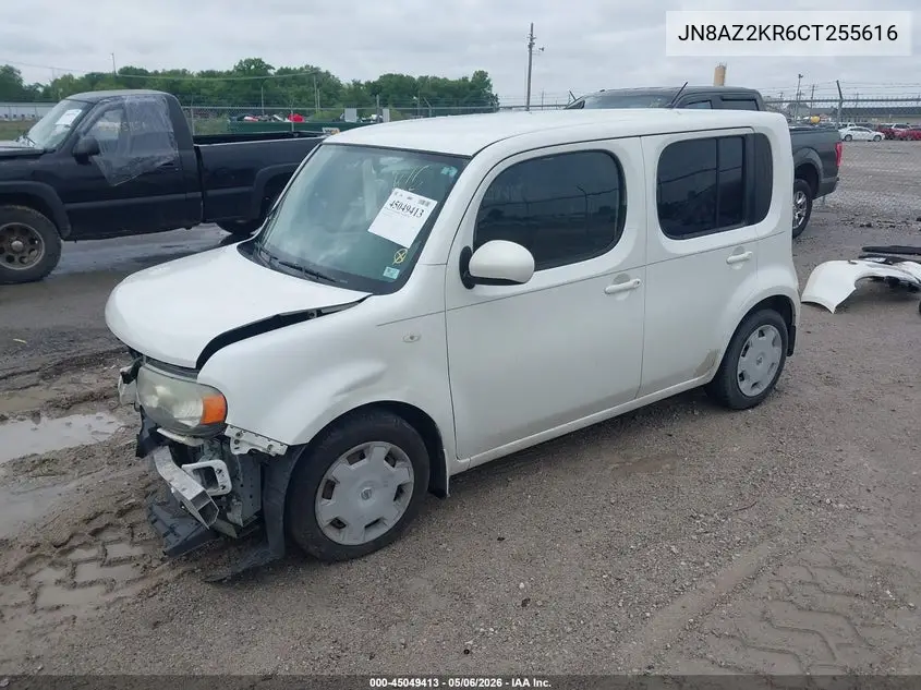 2012 Nissan Cube 1.8 S VIN: JN8AZ2KR6CT255616 Lot: 45049413