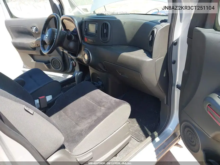 2012 Nissan Cube 1.8 Sl VIN: JN8AZ2KR3CT251104 Lot: 45372430