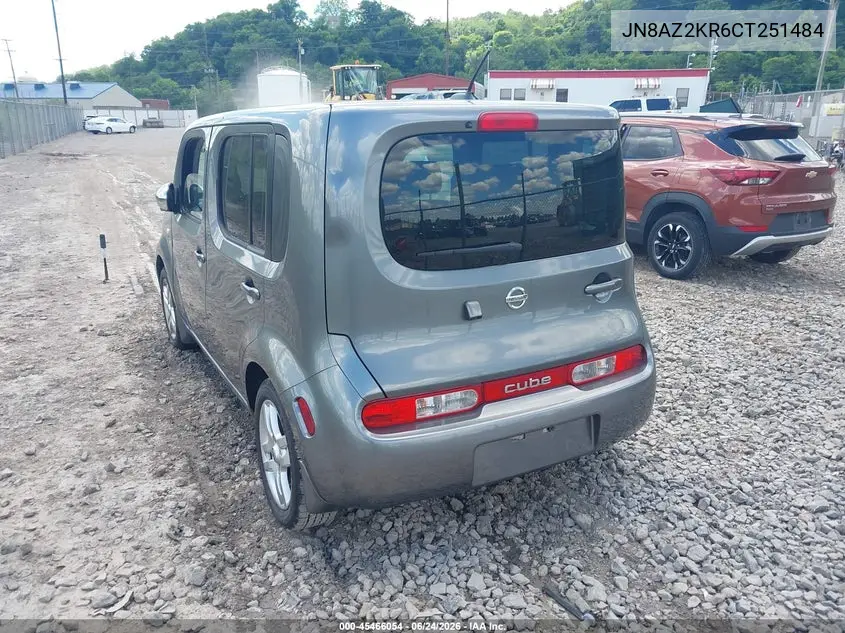 2012 Nissan Cube 1.8 Sl VIN: JN8AZ2KR6CT251484 Lot: 45466054