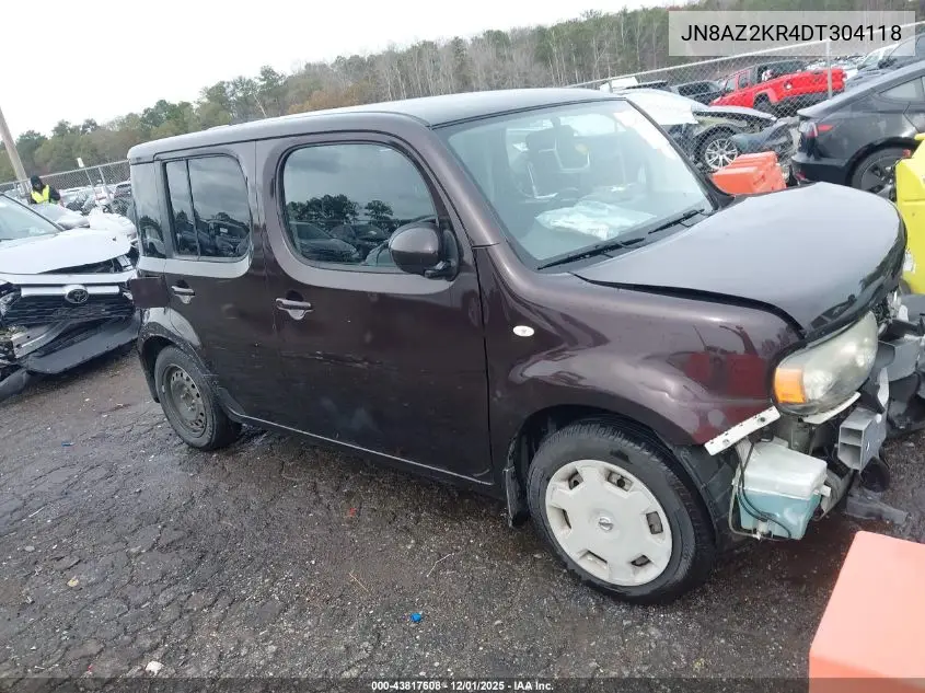 2013 Nissan Cube 1.8 S VIN: JN8AZ2KR4DT304118 Lot: 43817608