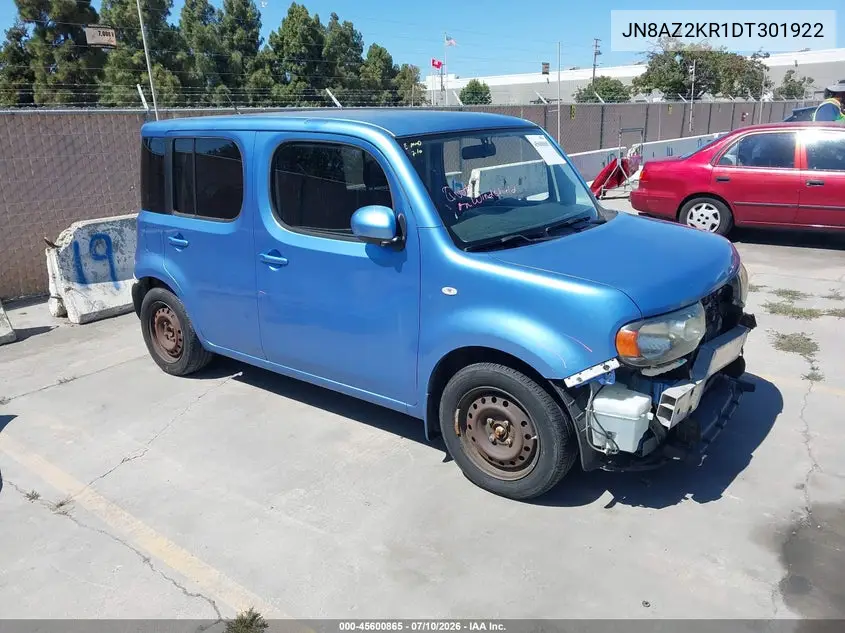2013 Nissan Cube 1.8 S VIN: JN8AZ2KR1DT301922 Lot: 45600865