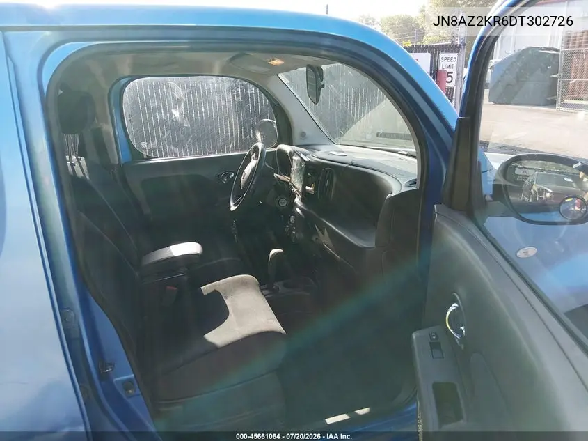 2013 Nissan Cube 1.8 S VIN: JN8AZ2KR6DT302726 Lot: 45661064
