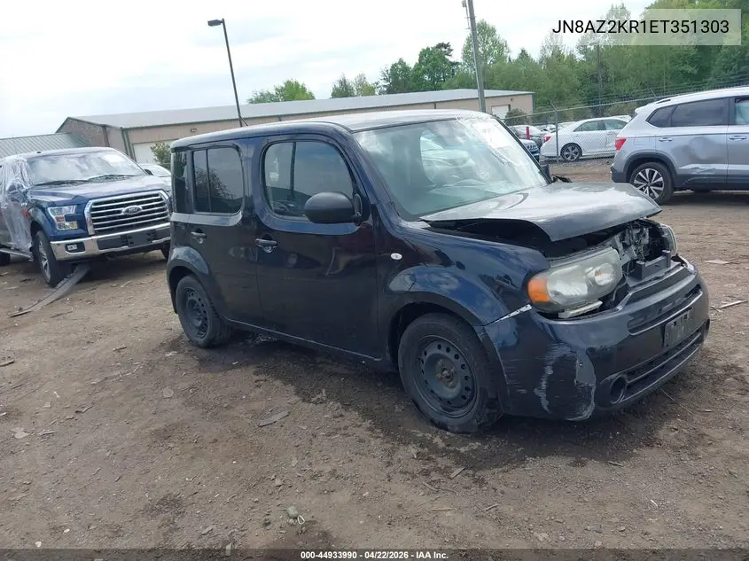 2014 Nissan Cube 1.8 S VIN: JN8AZ2KR1ET351303 Lot: 44933990