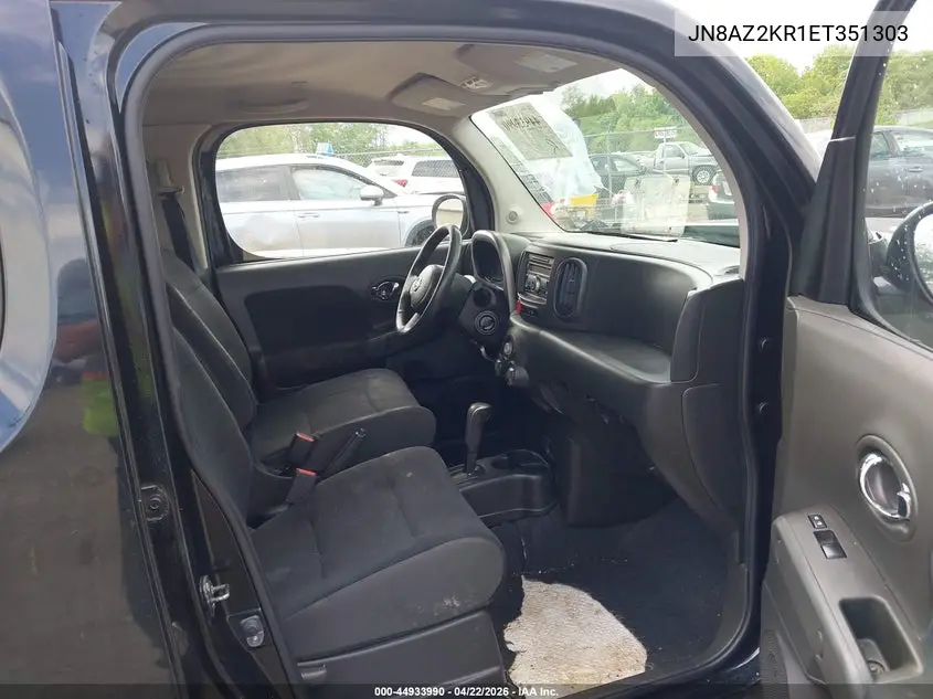 2014 Nissan Cube 1.8 S VIN: JN8AZ2KR1ET351303 Lot: 44933990