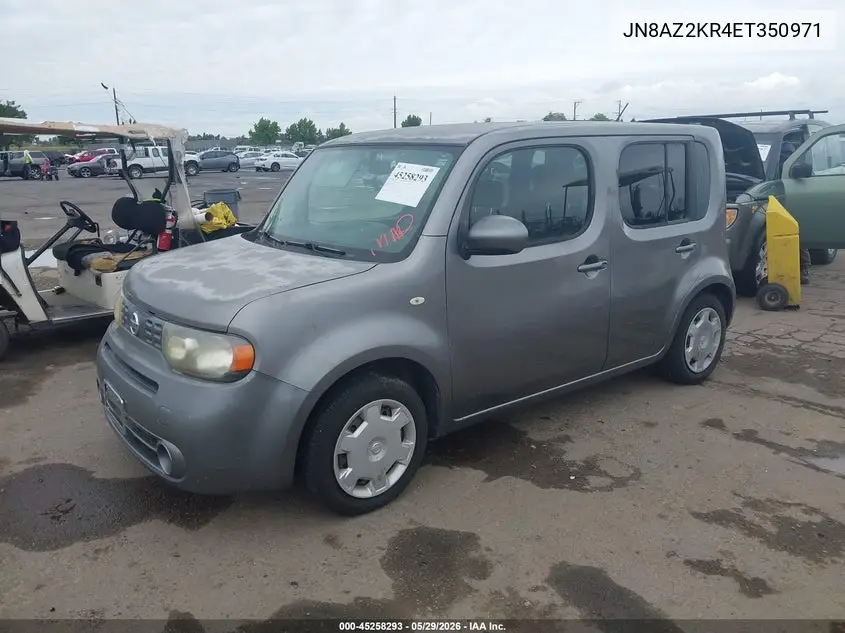 2014 Nissan Cube 1.8 S/1.8 Sl VIN: JN8AZ2KR4ET350971 Lot: 45258293