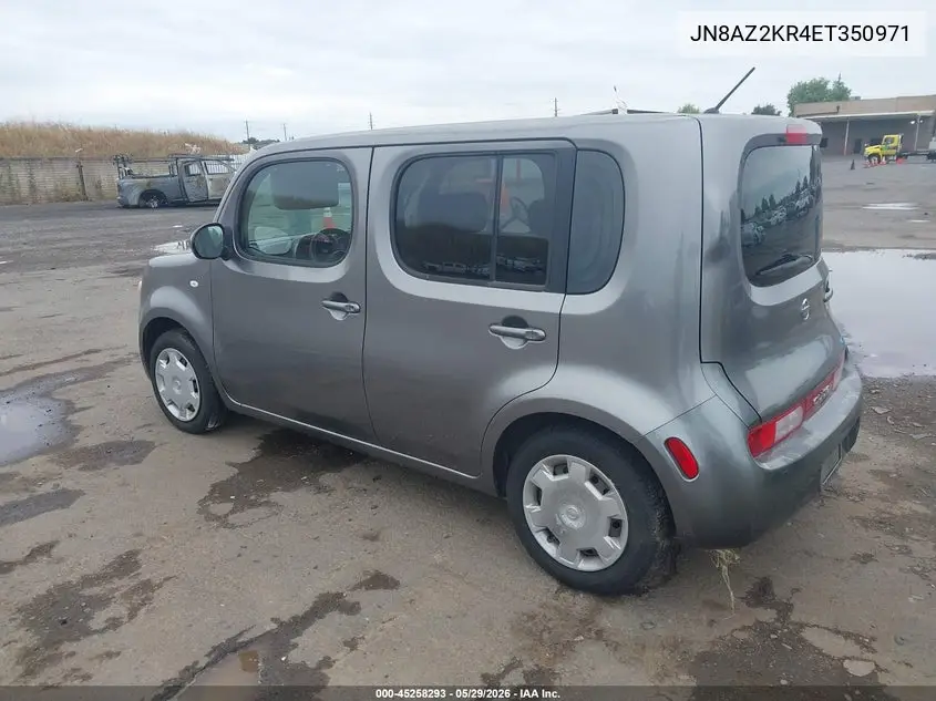 2014 Nissan Cube 1.8 S/1.8 Sl VIN: JN8AZ2KR4ET350971 Lot: 45258293
