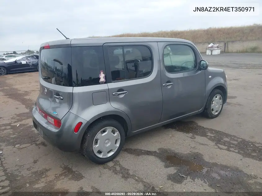 2014 Nissan Cube 1.8 S/1.8 Sl VIN: JN8AZ2KR4ET350971 Lot: 45258293