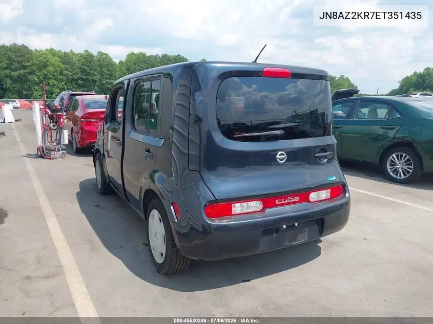 2014 Nissan Cube 1.8 S VIN: JN8AZ2KR7ET351435 Lot: 45530246