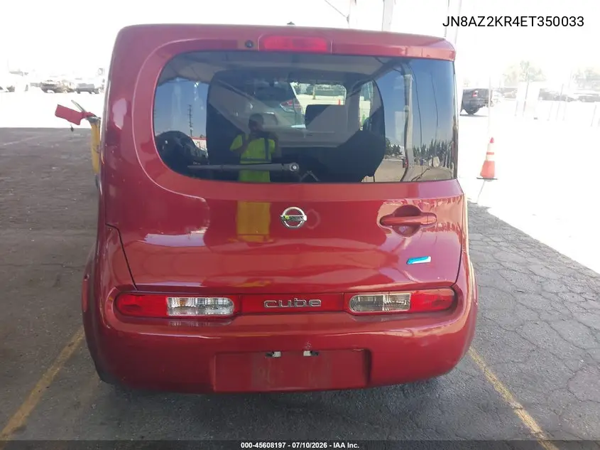 2014 Nissan Cube 1.8 S VIN: JN8AZ2KR4ET350033 Lot: 45608197