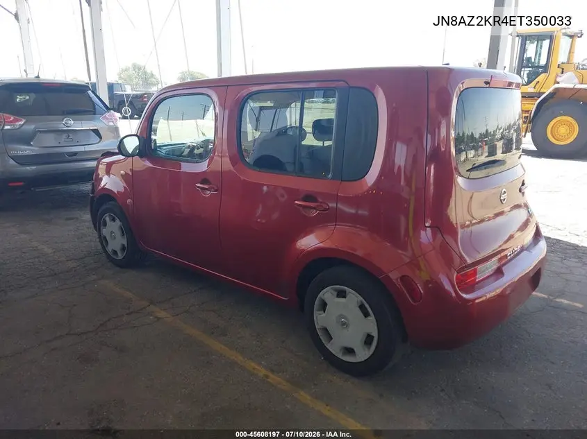 2014 Nissan Cube 1.8 S VIN: JN8AZ2KR4ET350033 Lot: 45608197