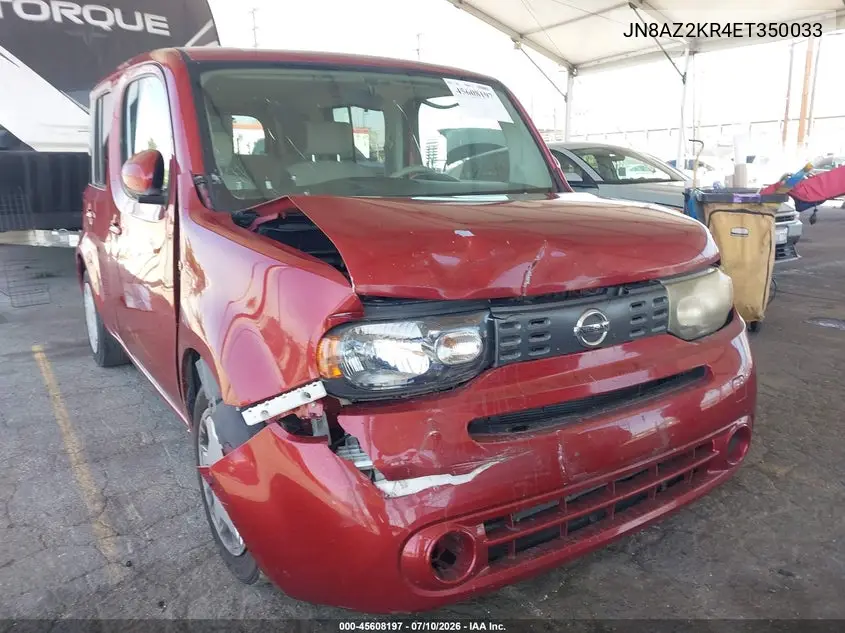 2014 Nissan Cube 1.8 S VIN: JN8AZ2KR4ET350033 Lot: 45608197