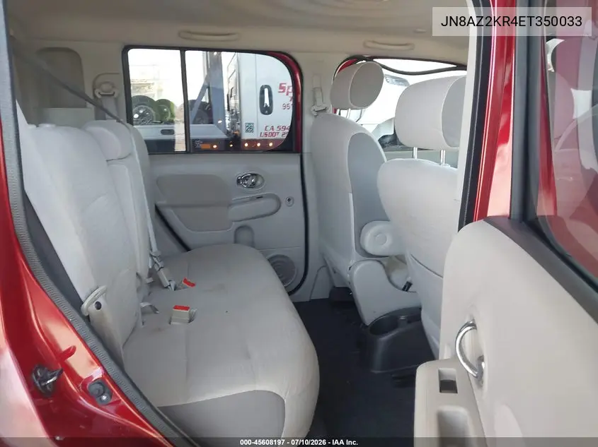 2014 Nissan Cube 1.8 S VIN: JN8AZ2KR4ET350033 Lot: 45608197