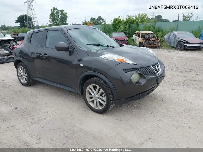 2011 Nissan Juke Sv VIN: JN8AF5MRXBT009416 Lot: 12641580