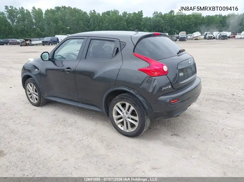 2011 Nissan Juke Sv VIN: JN8AF5MRXBT009416 Lot: 12641580
