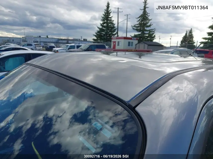 2011 Nissan Juke S/Sv/Sl VIN: JN8AF5MV9BT011364 Lot: 30092716