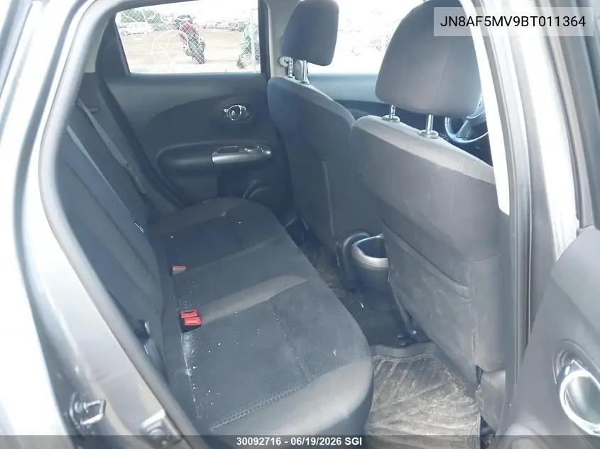 2011 Nissan Juke S/Sv/Sl VIN: JN8AF5MV9BT011364 Lot: 30092716