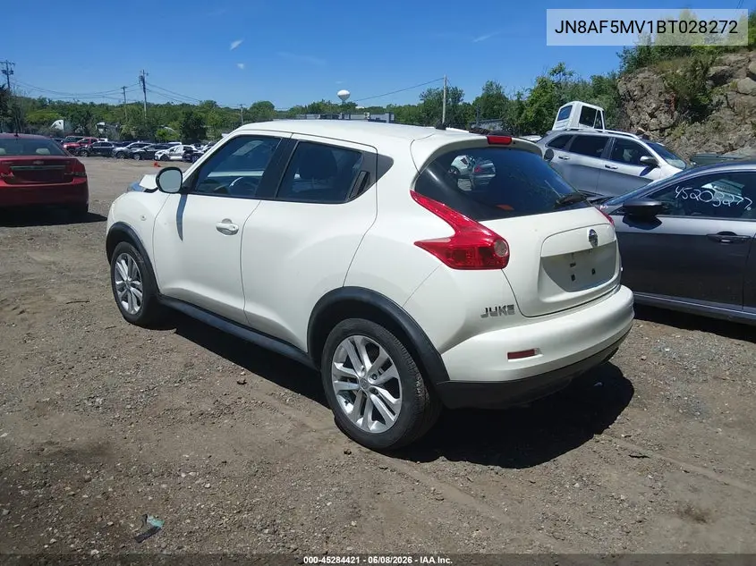 2011 Nissan Juke S VIN: JN8AF5MV1BT028272 Lot: 45284421