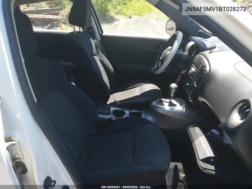 2011 Nissan Juke S VIN: JN8AF5MV1BT028272 Lot: 45284421