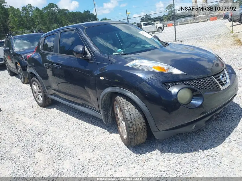 2011 Nissan Juke Sl VIN: JN8AF5MR3BT007992 Lot: 45354347