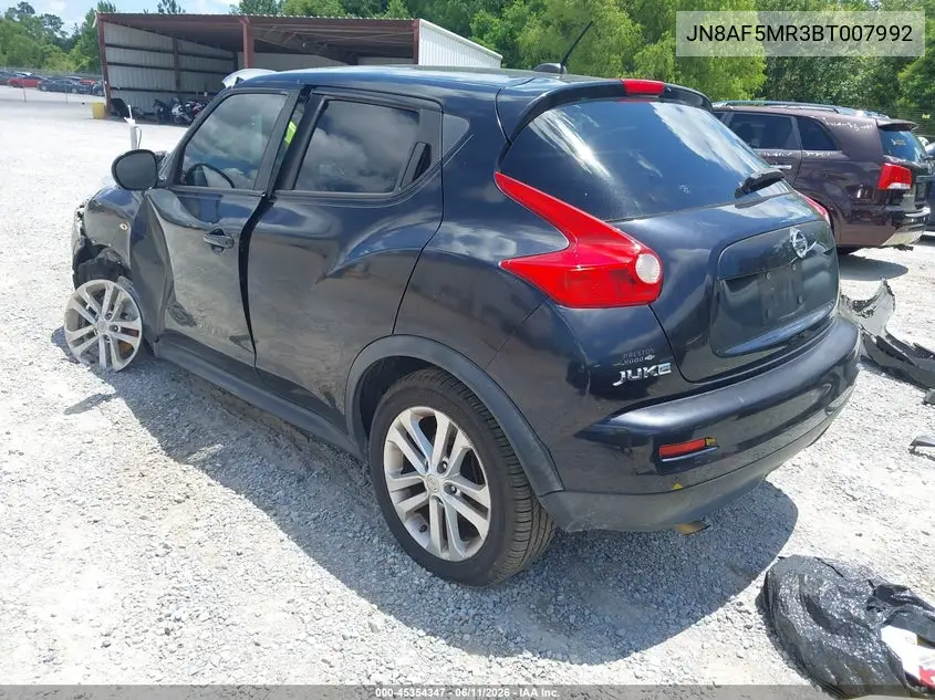 2011 Nissan Juke Sl VIN: JN8AF5MR3BT007992 Lot: 45354347