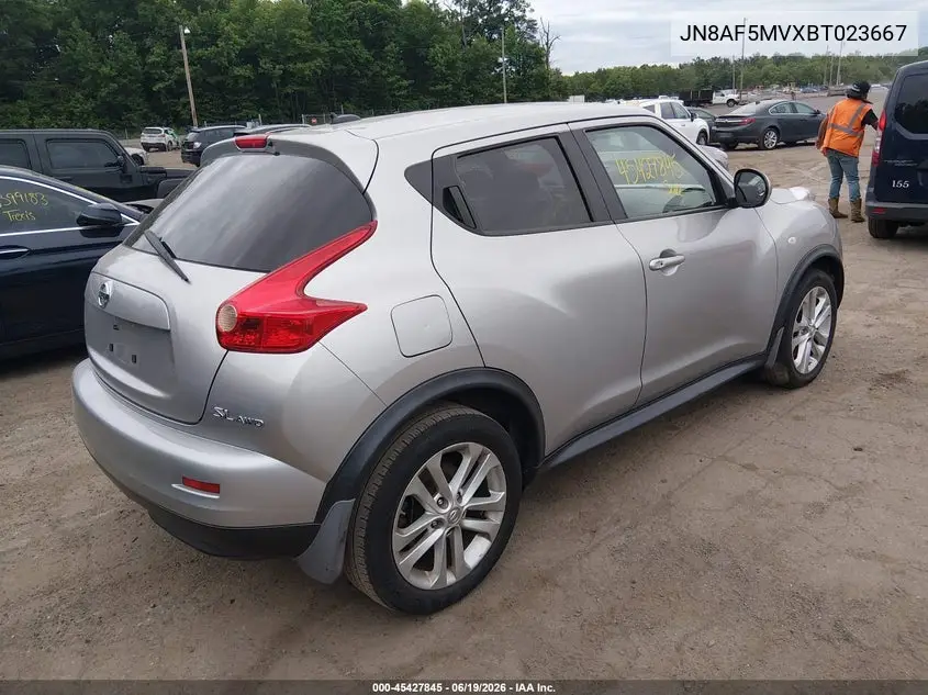2011 Nissan Juke Sl VIN: JN8AF5MVXBT023667 Lot: 45427845