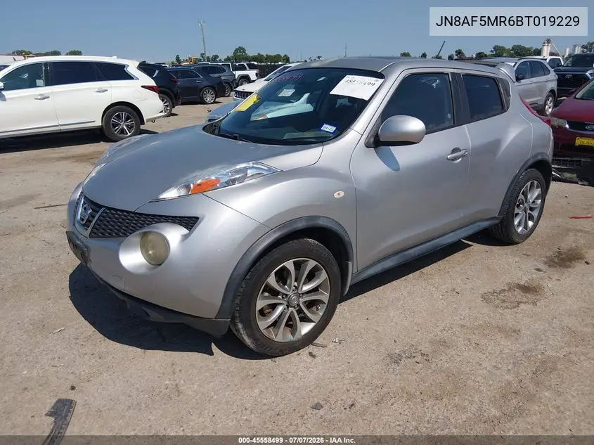 2011 Nissan Juke Sv VIN: JN8AF5MR6BT019229 Lot: 45558499